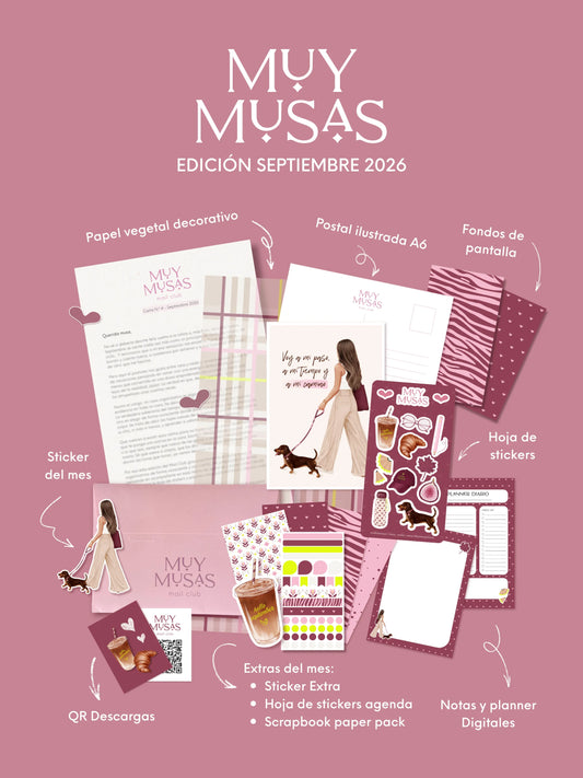 Mail Club Muy Musas | Septiembre 2026 - Edición Individual